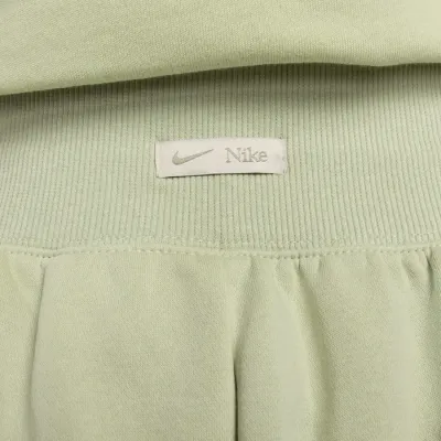 Nike Sportswear Phoenix Fleece pantalon jogging oversized logo femme vert amande FN2552-371