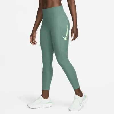 Nike Fast legging running 7/8 taille mi-haute avec poches femme vert sauge FN3268-010