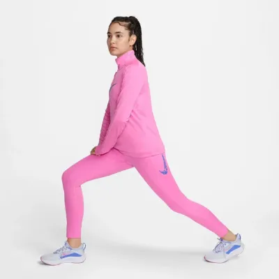 Nike Fast legging running 7/8 taille mi-haute avec poches femme vert sauge FN3268-010