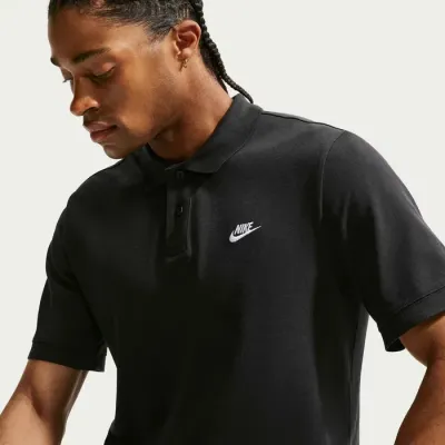 Nike Club polo manches courtes homme noir logo Swoosh brodé FN3894-010