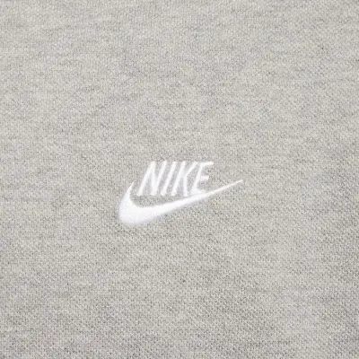 Nike Club polo manches courtes homme gris chiné logo Swoosh brodé FN3894-063
