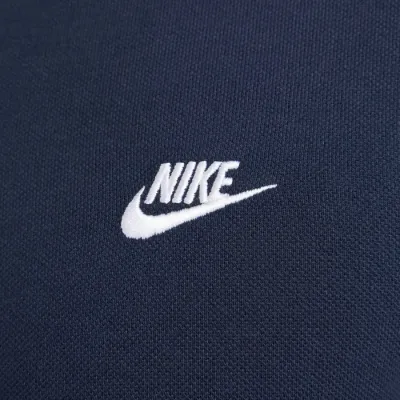 Nike Club polo manches courtes homme bleu marine logo Swoosh brodé FN3894-451