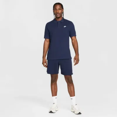 Nike Club polo manches courtes homme bleu marine logo Swoosh brodé FN3894-451