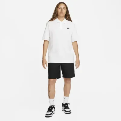 Nike Club polo manches courtes homme blanc logo Swoosh brodé FN3894-100