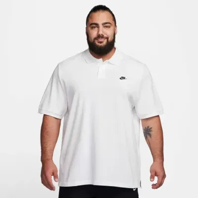 Nike Club polo manches courtes homme blanc logo Swoosh brodé FN3894-100