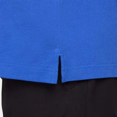 Nike Club polo manches courtes homme bleu royal logo Swoosh brodé FN3894-480