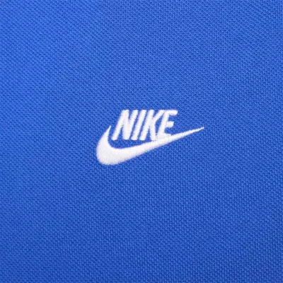 Nike Club polo manches courtes homme bleu royal logo Swoosh brodé FN3894-480