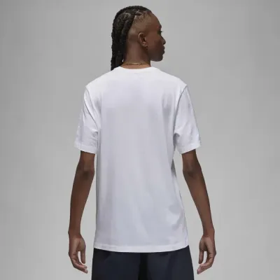 Jordan Brand t-shirt Jumpman aquarelle homme blanc FN5980-100