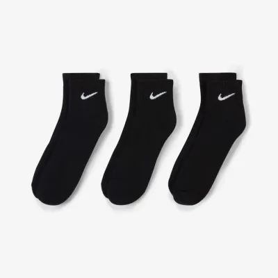 Chaussettes Nike Everyday Cushioned Training Ankle noires lot de 3 paires avec amorti confortable pour sport et entraînement