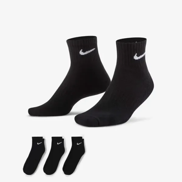 EVERYDAY CUSHIONED TRAINING ANKLE SOCKS (3 PAIRS)
