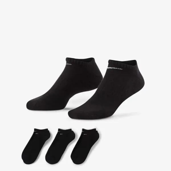 EVERYDAY CUSHIONED TRAINING NO-SHOW SOCKS (3 PAIRS)