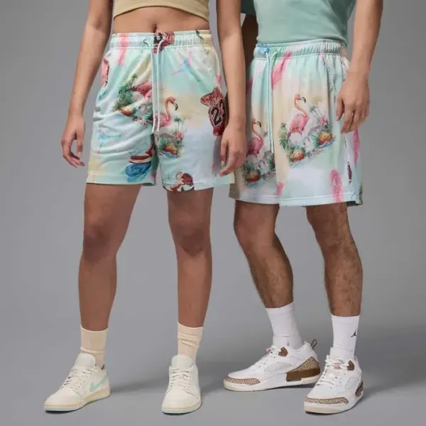 JORDAN ESSENTIALS PRINTED MESH SHORTS