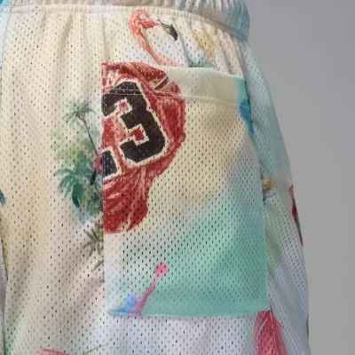 Short Jordan IB3012-133 Sail Glacier Blue avec imprimé intégral et mesh respirant