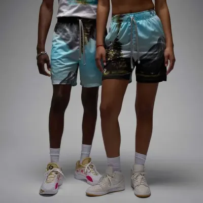 Short Jordan Luka HQ8782-009 multicolore avec mesh respirant et technologie Dri-FIT