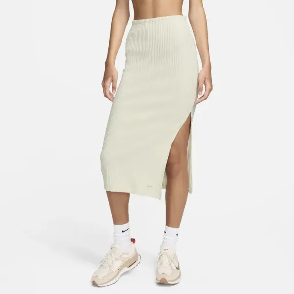 SPORTSWEAR CHILL RIB SLIM MIDI SKIRT