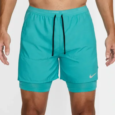 Short Nike Dri-FIT Stride DM4757-345 bleu avec technologie Dri-FIT et short intérieur