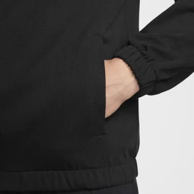 Veste Nike Club Knit noire pour homme avec fermeture zippée intégrale style sportswear et casual FQ3426-010