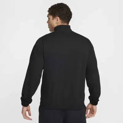 Veste Nike Club Knit noire pour homme avec fermeture zippée intégrale style sportswear et casual FQ3426-010