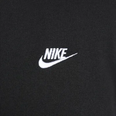 Veste Nike Club Knit noire pour homme avec fermeture zippée intégrale style sportswear et casual FQ3426-010