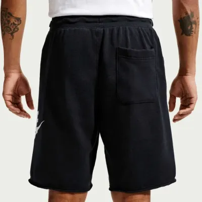 Short Nike Club French Terry Alumni noir pour homme en coton doux avec grand logo Nike style sportswear FQ4950-010