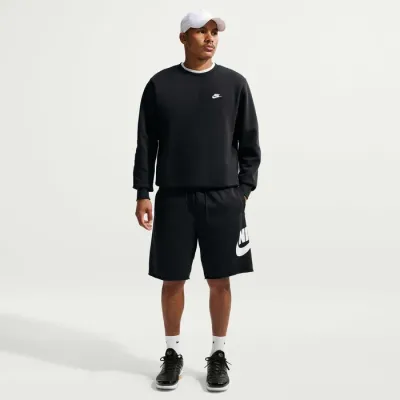Short Nike Club French Terry Alumni noir pour homme en coton doux avec grand logo Nike style sportswear FQ4950-010
