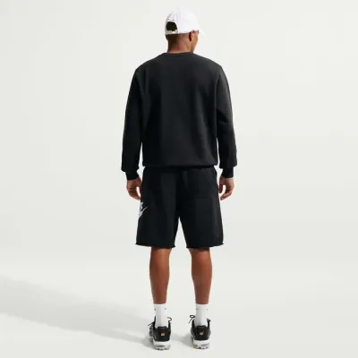 Short Nike Club French Terry Alumni noir pour homme en coton doux avec grand logo Nike style sportswear FQ4950-010