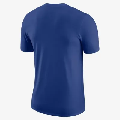 T-shirt Golden State Warriors Essential NBA bleu pour homme avec logo Warriors et slogan Just Do It Nike FQ6277-495