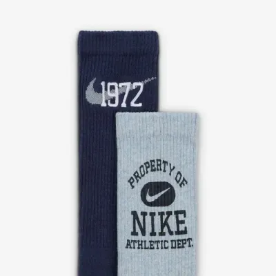 Chaussettes Nike FQ0325-902 multicolores inspirées du style varsity universitaire américain
