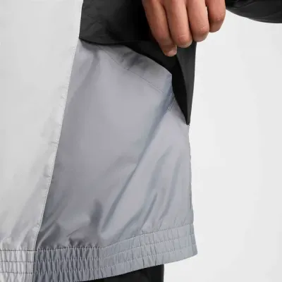Survêtement Nike Club Woven noir et gris pour homme avec veste zippée légère et pantalon de jogging sportswear HJ1985-010