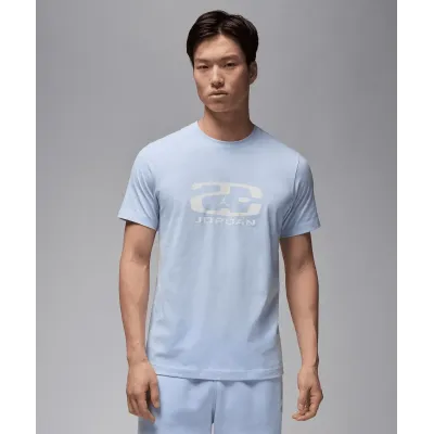 T-shirt Jordan Flight Essentials bleu ciel pour homme avec logo Jordan imprimé style basketball et lifestyle HJ2340-407