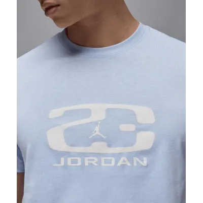 T-shirt Jordan Flight Essentials bleu ciel pour homme avec logo Jordan imprimé style basketball et lifestyle HJ2340-407