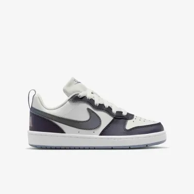 Nike Court Borough Low Recraft blanc et violet pour enfant avec semelle confortable et style casual IB0716-001