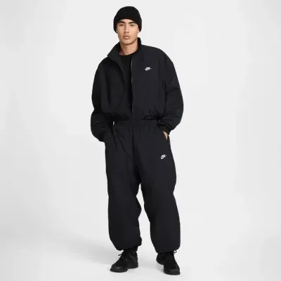 Pantalon Nike Club Oversized Woven homme noir référence HQ6114-010