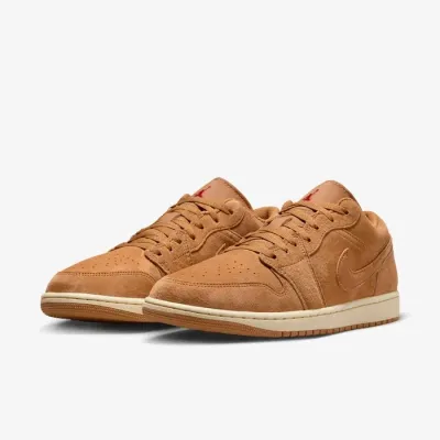 Air Jordan 1 Low SE homme marron camel en daim référence HV4089-200