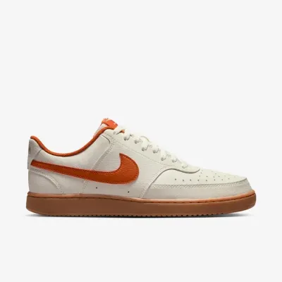 Nike Court Vision Low homme blanc cassé et orange référence HV4506-100