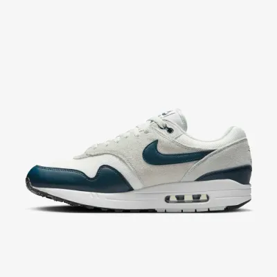 Nike Air Max 1 Essential homme blanc et bleu pétrole référence FZ5808-103