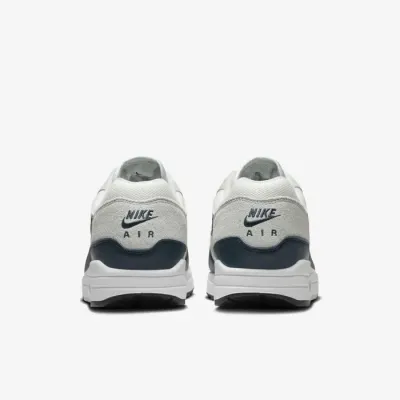 Nike Air Max 1 Essential homme blanc et bleu pétrole référence FZ5808-103