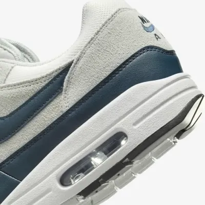 Nike Air Max 1 Essential homme blanc et bleu pétrole référence FZ5808-103
