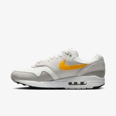 Nike Air Max 1 Essential homme blanc cassé et jaune référence FZ5808-105