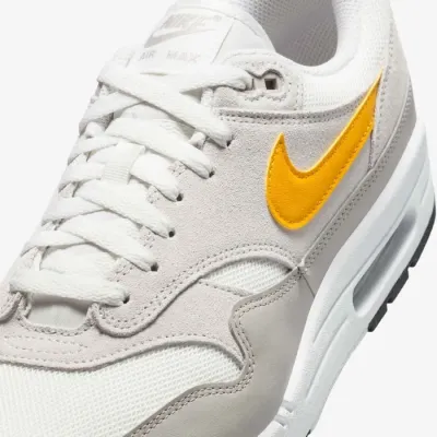 Nike Air Max 1 Essential homme blanc cassé et jaune référence FZ5808-105