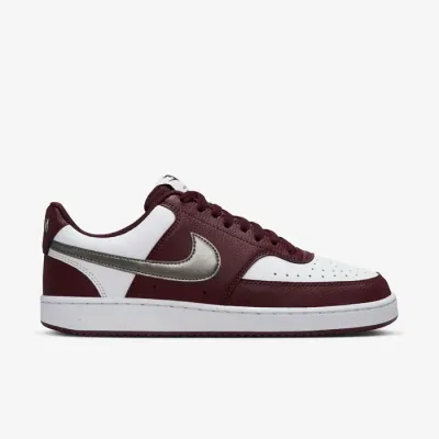 Nike Court Vision Low femme bordeaux et blanc référence IM7647-100
