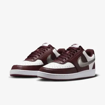 Nike Court Vision Low femme bordeaux et blanc référence IM7647-100