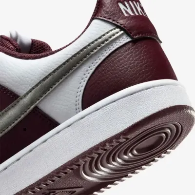 Nike Court Vision Low femme bordeaux et blanc référence IM7647-100