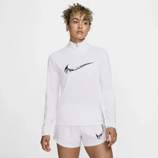 NIKE SWOOSH DRI-FIT 1/4-ZIP RUNNING MID LAYER