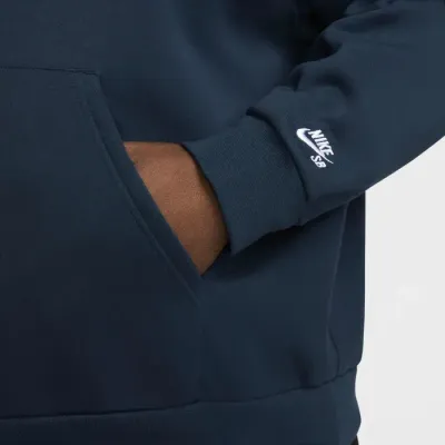 Sweat à capuche Nike SB Fleece Pullover Skate bleu marine référence FV7367-478