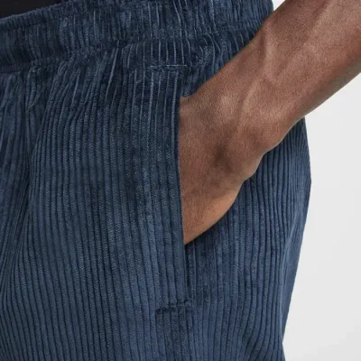 Pantalon Nike SB Elastic Corduroy Skate homme bleu marine référence FV7395-478