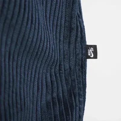 Pantalon Nike SB Elastic Corduroy Skate homme bleu marine référence FV7395-478