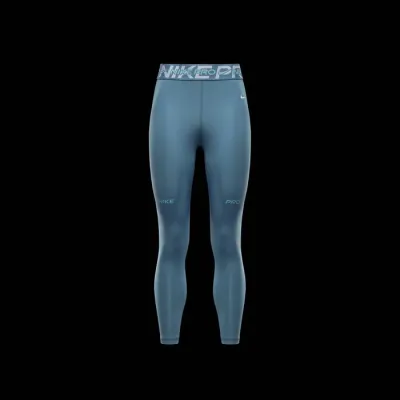 Legging Nike Pro Mid-Rise 7/8 Graphic femme bleu turquoise référence FV7397-464