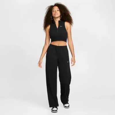 Nike Form Dri-FIT crop top zippé sans manches femme noir FV7491-010