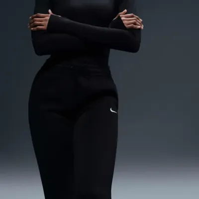 Nike Sportswear Phoenix Fleece pantalon flare taille mi-haute femme noir FV7494-010